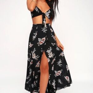 Faithfull the brand: Black Two-Piece Set 🌺